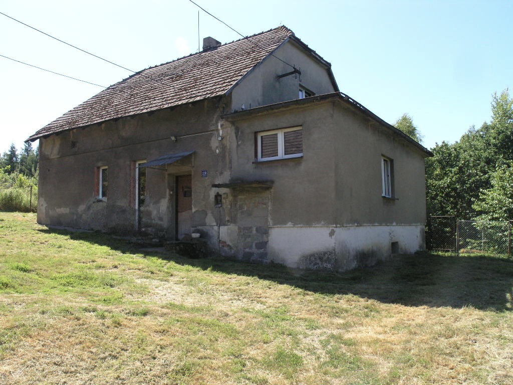 Gołkowice - nieruchomość zabudowana domem jednorodzinnym, staw
